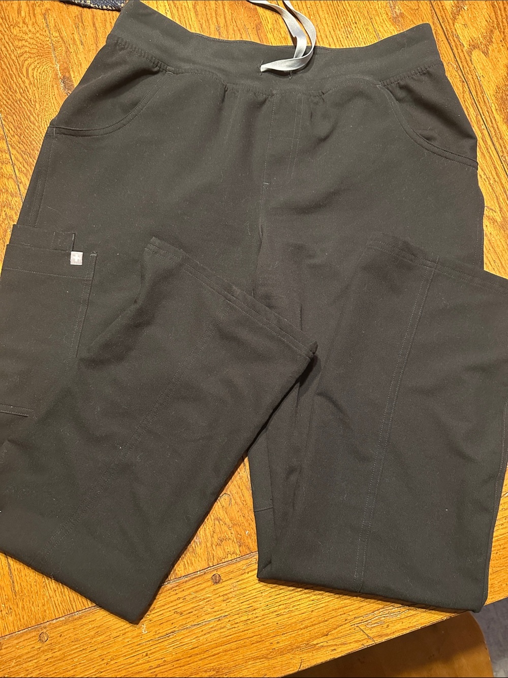 Figs Kade Black Technical Jogger Pants Size Medium